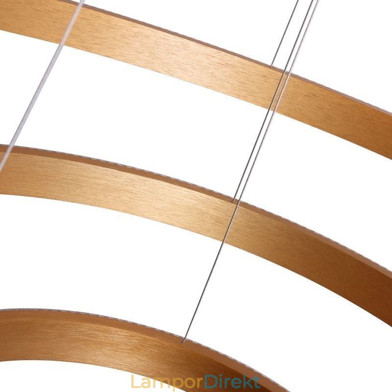 Modern Pendellampa Akryl 3 Ringar Lampa 80+60+40Cm