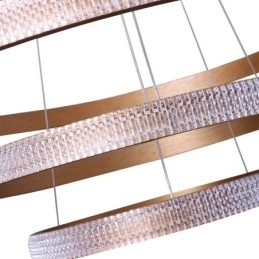 Modern Pendellampa Akryl 3 Ringar Lampa 80+60+40Cm