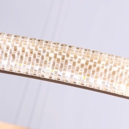 Modern Pendellampa Akryl 3 Ringar Lampa 80+60+40Cm