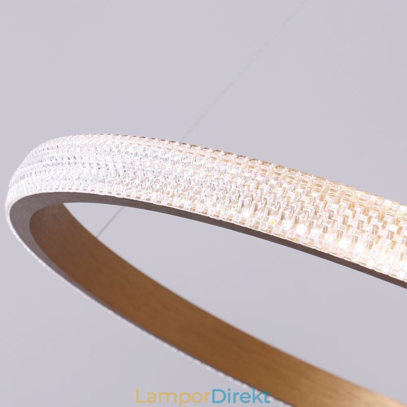 Ring Pendellampa Minimalistisk Akryl Armatur
