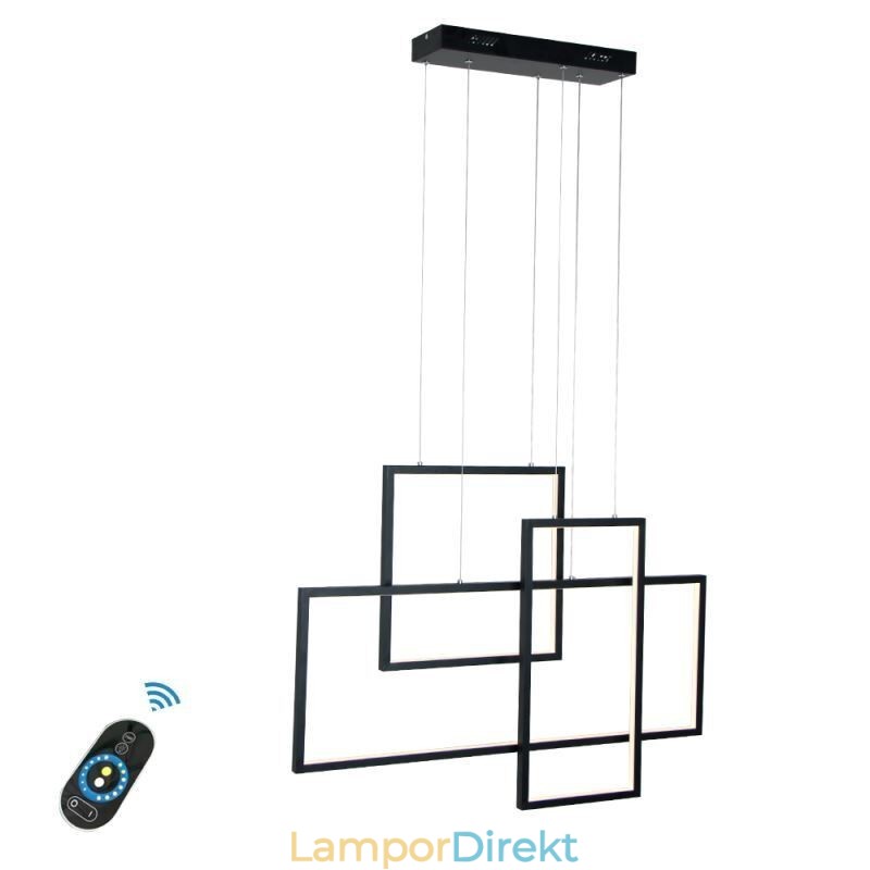 Nordic Pendellampa Geometrisk Fyrkantig Pendellampa