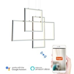 Nordic Pendellampa Geometrisk Fyrkantig Pendellampa
