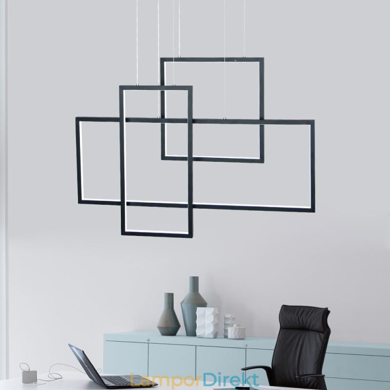 Nordic Pendellampa Geometrisk Fyrkantig Pendellampa