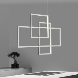 Nordic Pendellampa Geometrisk Fyrkantig Pendellampa