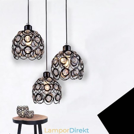 Hålkristall Järnhängande Lampa Island Idéer Hålkristall Järnhängande Lampa Island Idéer