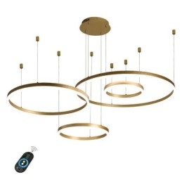 Postmodern Pendellampa Akryl Ring Form Pendellampa