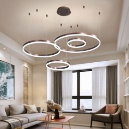 Postmodern Pendellampa Akryl Ring Form Pendellampa