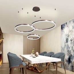 Postmodern Pendellampa Akryl Ring Form Pendellampa
