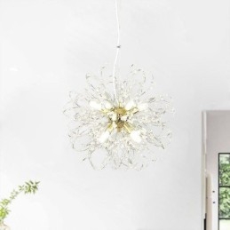 Maskros Crystal Pendel Light Elegant Ljuskrona