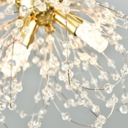 Maskros Crystal Pendel Light Elegant Ljuskrona