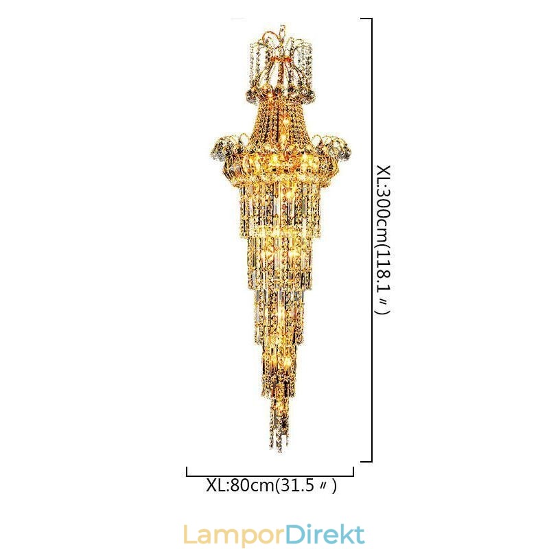 Europeisk Lång Hängande Kristallkrona