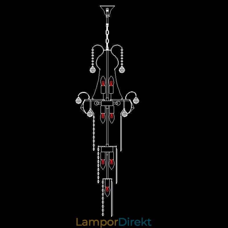 Europeisk Lång Hängande Kristallkrona