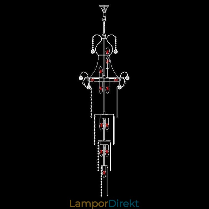 Europeisk Lång Hängande Kristallkrona