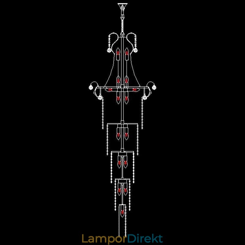 Europeisk Lång Hängande Kristallkrona