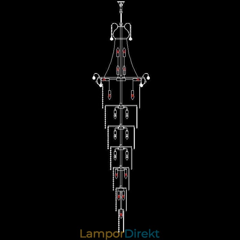 Europeisk Lång Hängande Kristallkrona