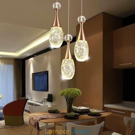 Seeded Glass Teardop Cluster Pendel Lighting Seeded Glass Teardop Cluster Pendel Lighting