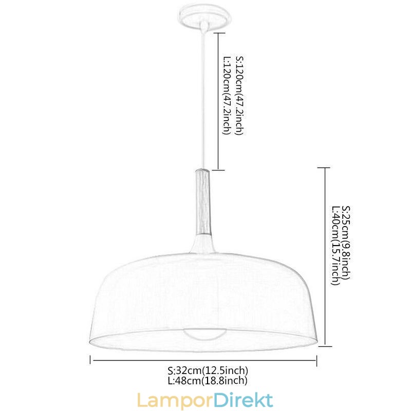 Nordic Pendel Light Individual Justerbar Lamp Hem Värmebelysning Ljus