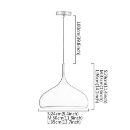 Modern Pendellampa Aluminium Macaron Lampa Hem Justerbar Ljus