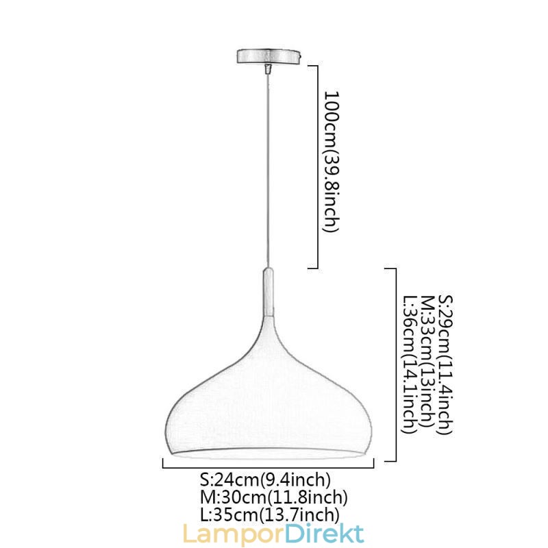 Modern Pendellampa Aluminium Macaron Lampa Hem Justerbar Ljus