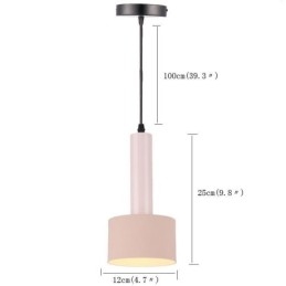 Modern Enkel Taklampa Cylinderform Lampa Aluminium Belysning Ljus