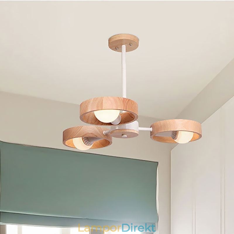 Nordic Unique Wood Pendellampa
