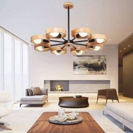 Nordic Unique Wood Pendellampa