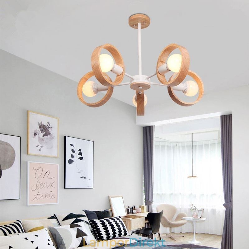 Nordic Unique Wood Pendellampa