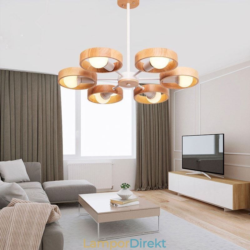 Nordic Unique Wood Pendellampa