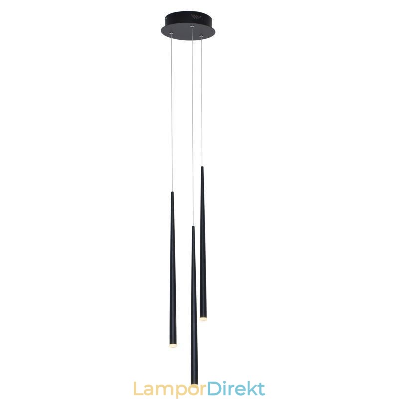 Modern Enkel Pendelljus Cylinderform Belysning Meteor Regnlampa Ljus