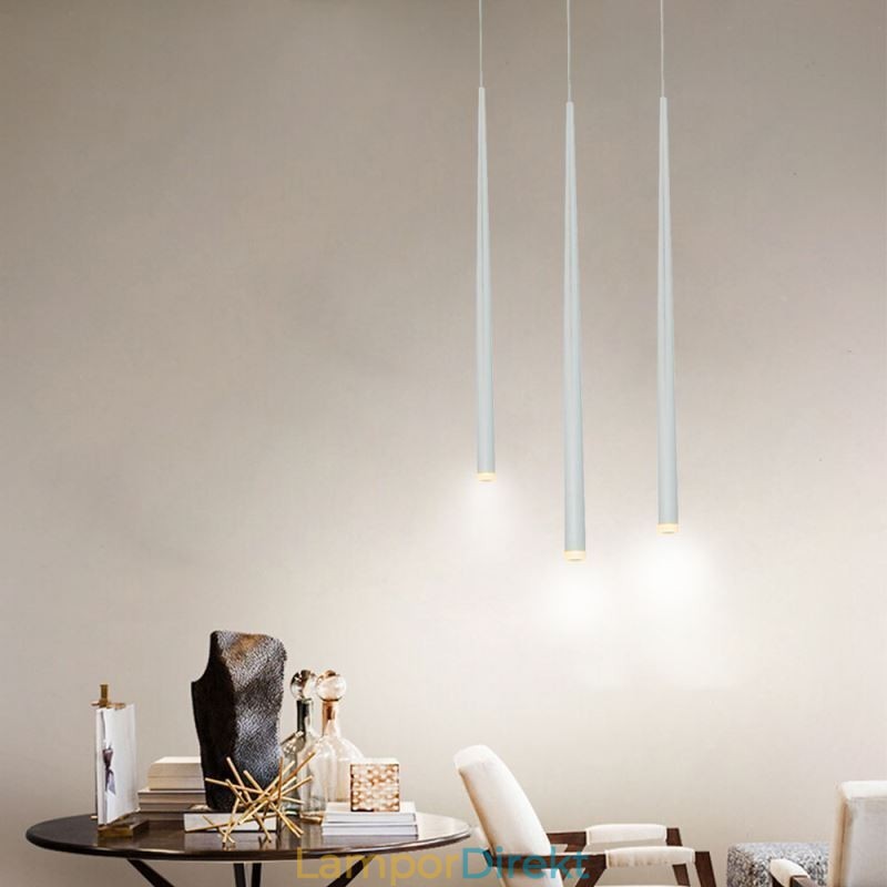 Samtida Pendelljus Cylinderform Lampa Meteor Regnbelysning