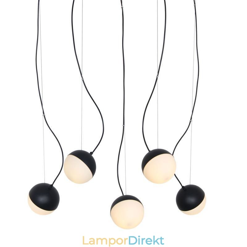Nordic Cluster Pendelljus Creative Circle Shape Lamp Lighting