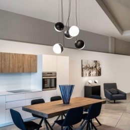 Nordic Cluster Pendelljus Creative Circle Shape Lamp Lighting