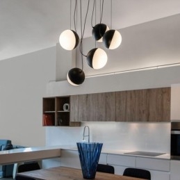 Nordic Cluster Pendelljus Creative Circle Shape Lamp Lighting