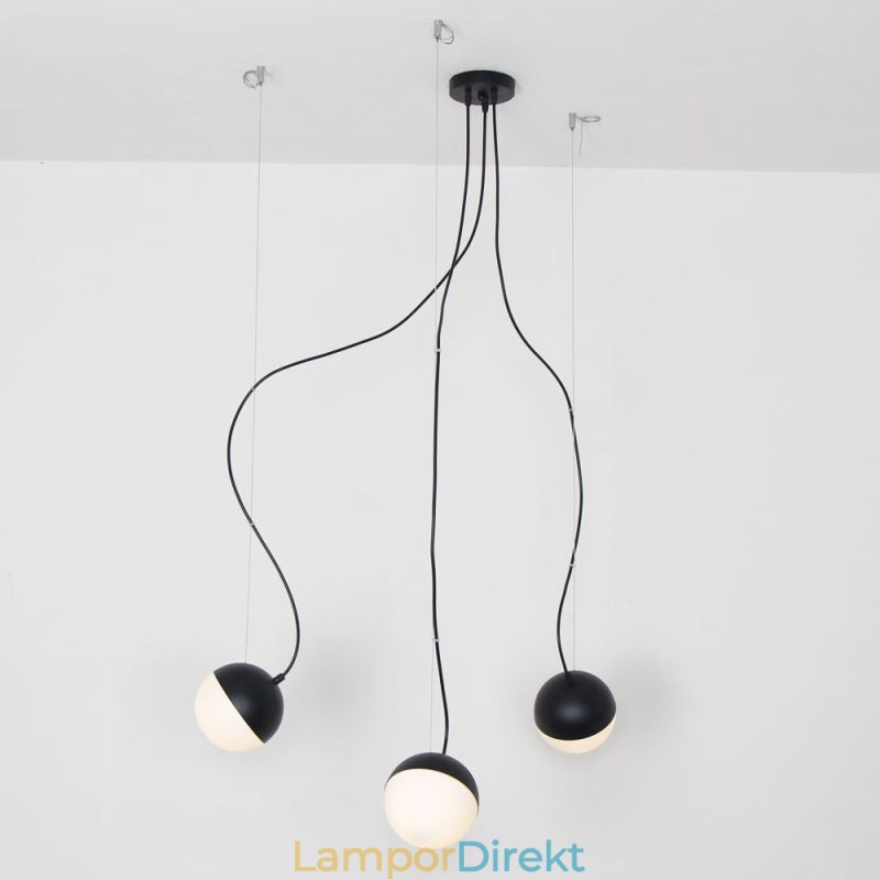 Nordic Ball Cluster Pendelljus Modern Kreativ Rund Form Lampbelysning
