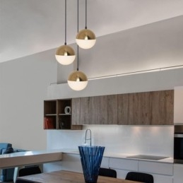 Nordic Ball Cluster Pendelljus Modern Kreativ Rund Form Lampbelysning