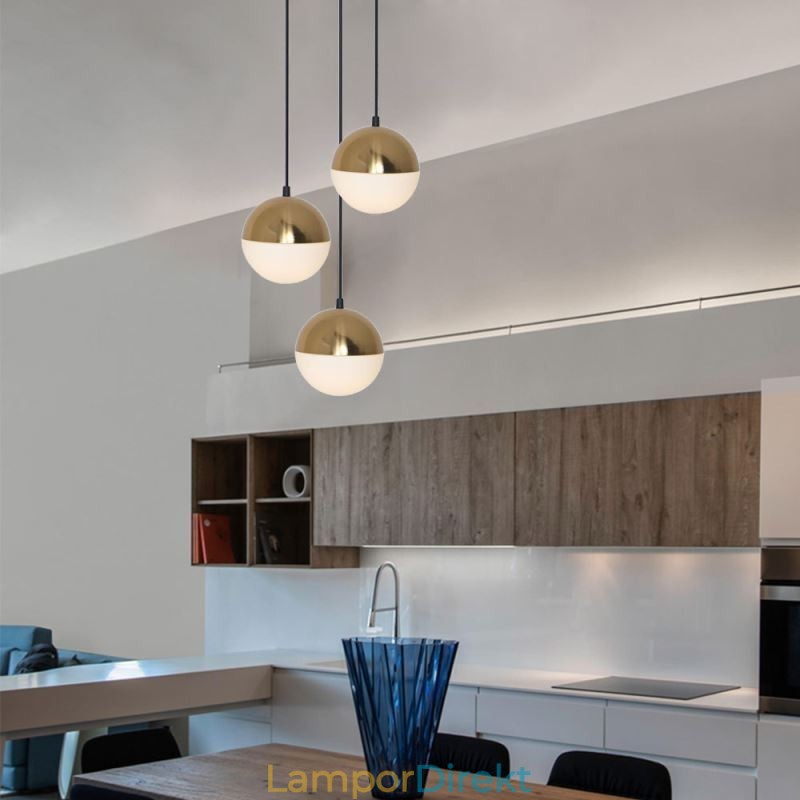 Nordic Ball Cluster Pendelljus Modern Kreativ Rund Form Lampbelysning