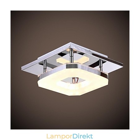Akryl Flush Mount 1 Ljus Modern Akryl Galvanisering Rostfritt Stål Akryl Flush Mount 1 Ljus Modern Akryl Galvanisering Rostfritt Stål