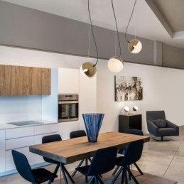 Nordic Ball Cluster Pendelljus Modern Kreativ Rund Form Lampbelysning