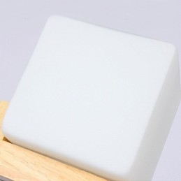 Nordic Wood Pendelljus Glas Lampskärm Ljuskrona