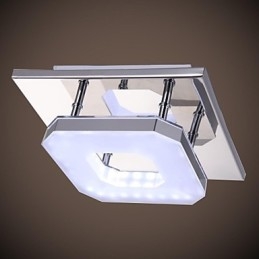 Akryl Flush Mount 1 Ljus Modern Akryl Galvanisering Rostfritt Stål