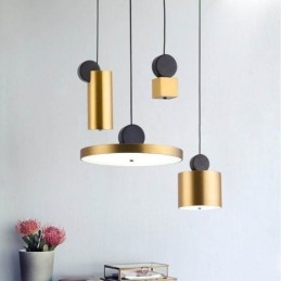 Modern Pendellampa Nordic Acrylic Lamp Geometri Lighting Light