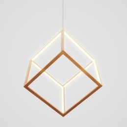 Postmodern Taklampa Geometriskt Guld Hängande Ljus