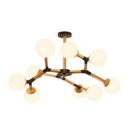 Nordic Magic Bean Pendellampa Creative Trälampa