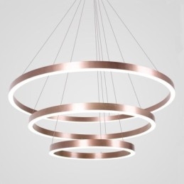 Pendelljus Drawing Craft 3 Ringar Lampa 80+60+40Cm