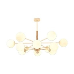 Magic Bean Pendellampa Creative Nordic Wooden Armatur