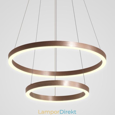 Pendelljus Drawing Craft 2 Ringar Lampa 60+40Cm Pendelljus Drawing Craft 2 Ringar Lampa 60+40Cm