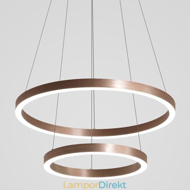 Pendelljus Drawing Craft 2 Ringar Lampa 60+40Cm