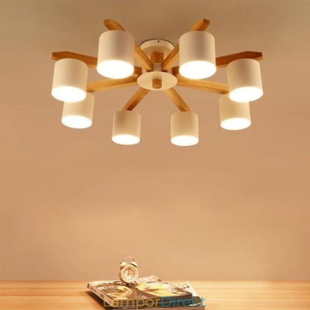 Nordic Log Pendellampa Macaron Light Fitting Nordic Log Pendellampa Macaron Light Fitting