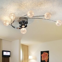Taklampa Modern Living-Lampor Ingår 6 Lampor