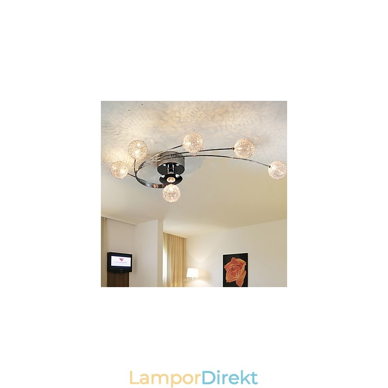 Taklampa Modern Living-Lampor Ingår 6 Lampor